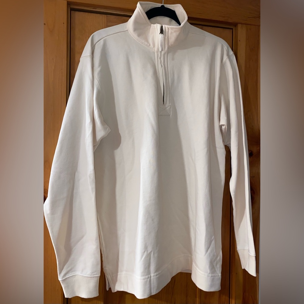 🎉HP🎉 NWT Gear for Sports Men’s Sweatshirt 1/4 Zip Pull Over Cream color Large